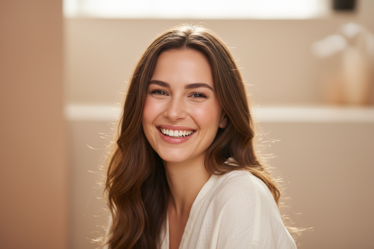 an beautyfull happy women